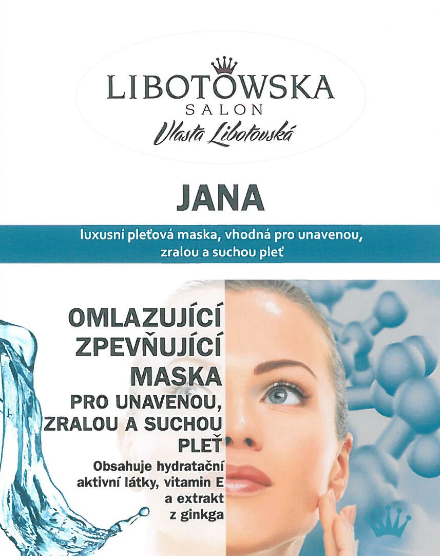 Pleťová maska Vlasta Libotovská - JANA